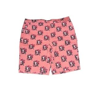 4/$40‎ Juniper + Lime Floral Print Pink Bermuda Shorts